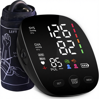 MediCore - Automatic Upper Arm Blood Pressure Monitor LED Display