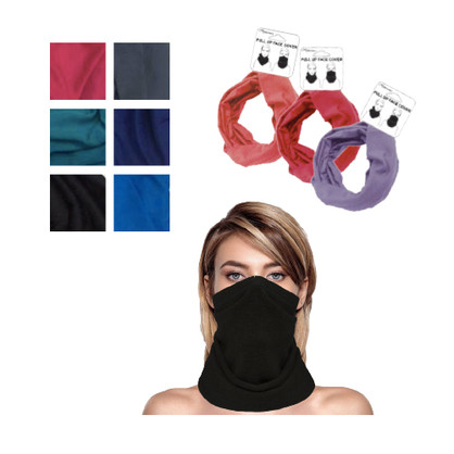 Pull Up Face Covers Dark 6 Assorted