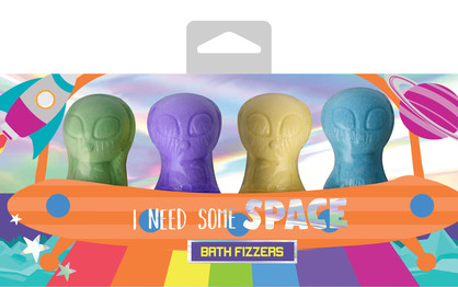 I NEED SOME SPACE ALIEN BATH 4PK