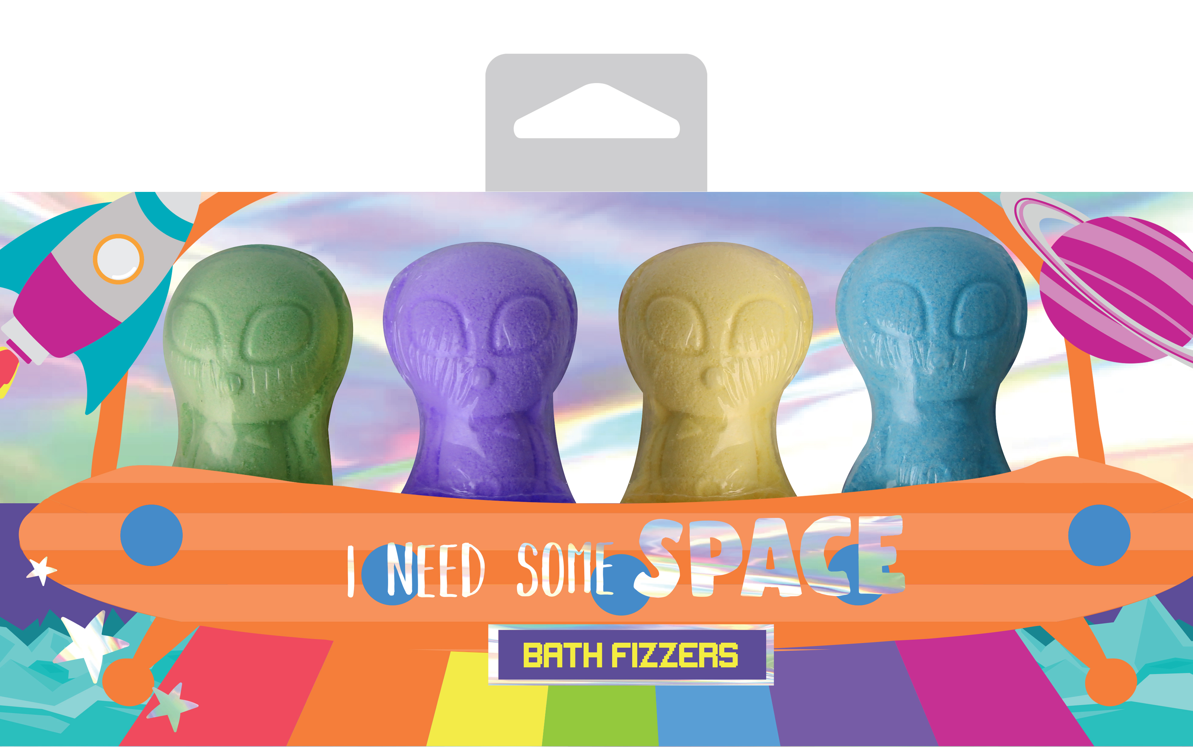 I NEED SOME SPACE ALIEN BATH 4PK