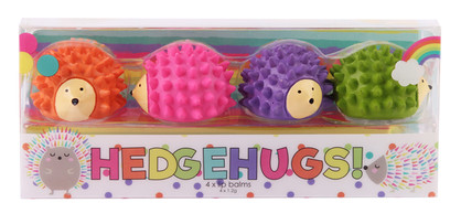 HEDGEHUGS! LIPBALMS 4PK