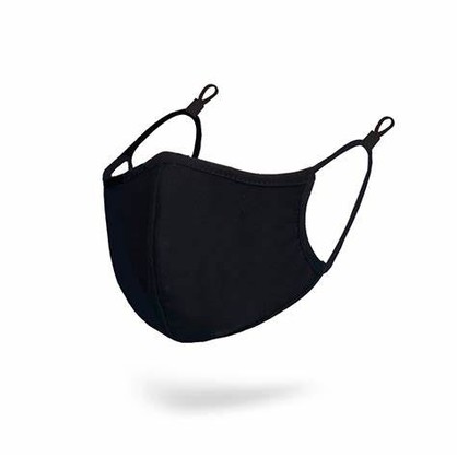 Cotton Reusable Face Mask - Black (Due - 25/09/21)