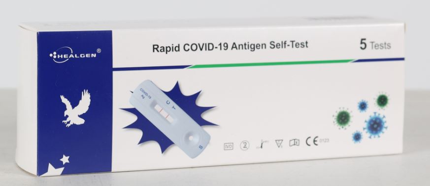 Healgen Coronavirus Rapid Antigen - 5 Test Pack