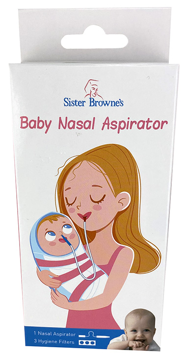 SISTER BROWNE NASAL ASPIRATOR WITH FILTERS