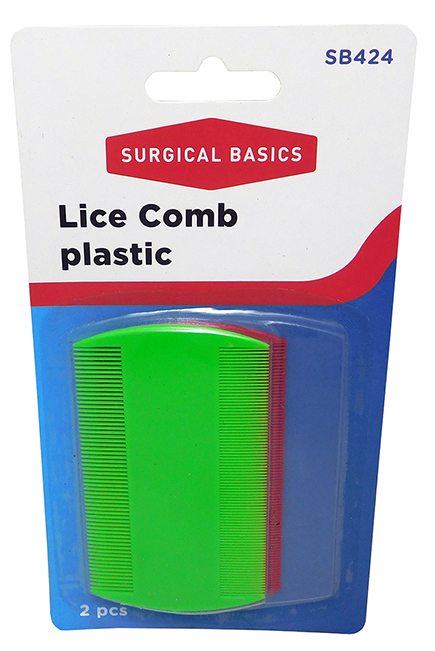 PLASTIC LICE COMB 2PK