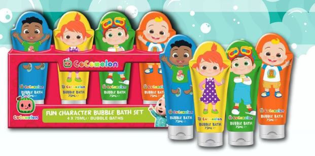 COCOMELON FUN CHARACTER BUBBLE BATH SET