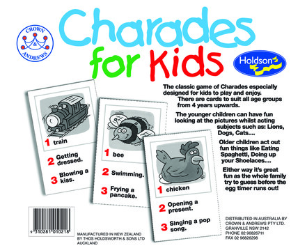 Charades For Kids Game