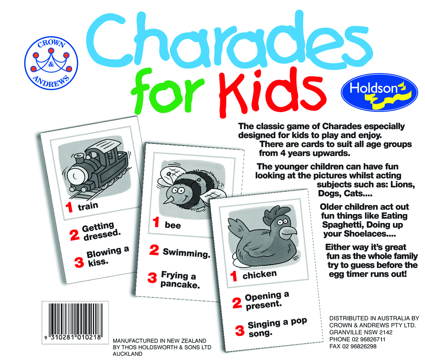 Charades For Kids Game