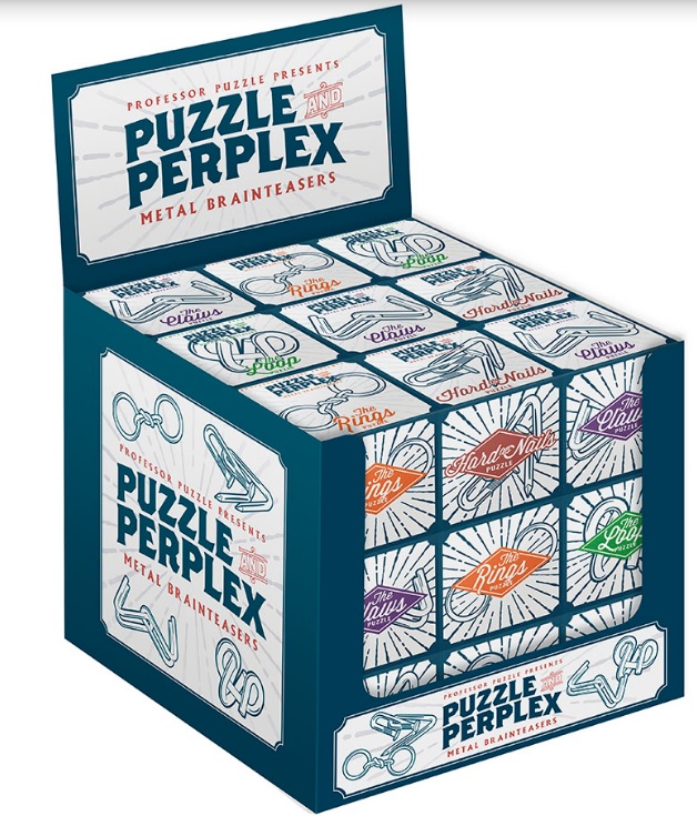 Metal Puzzle Display  (27 Unit Display)