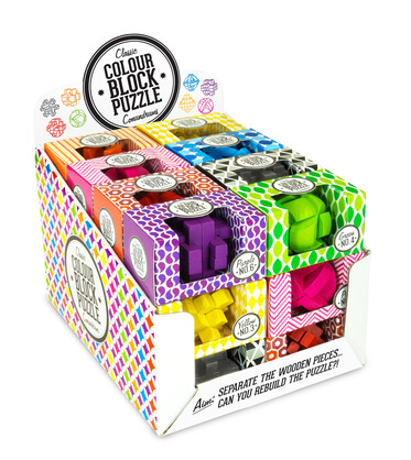 Colour Block Puzzle Display (24 Unit Display)