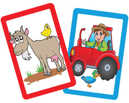 Snap and Pairs Farmyard Card Games