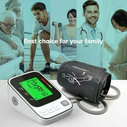 Blood Pressure Monitor with Large Display