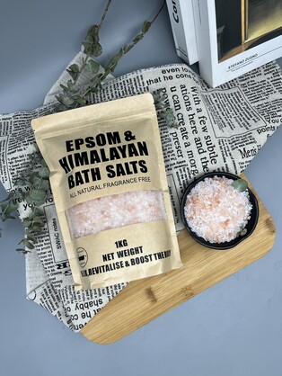 Epsom & Himalayan Bath Salt 1Kg