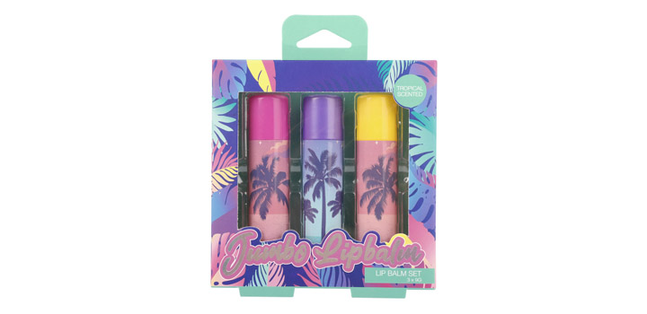 JUICY LIPS JUMBO LIPBALM 3PK