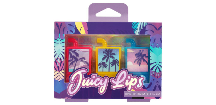 JUICY LIPS SHAKE LIPBALM 3PK