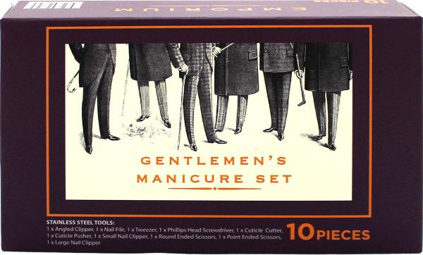 Gentlemen's Manicure Set 10 Pieces Set