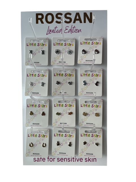 Little Stars Earrings & Stand - Pack 48 assorted