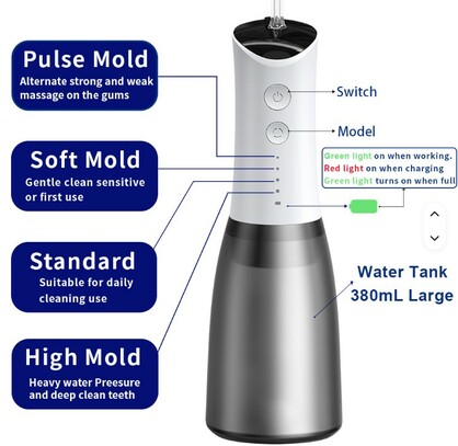 Water Dental Flosser - Cordless