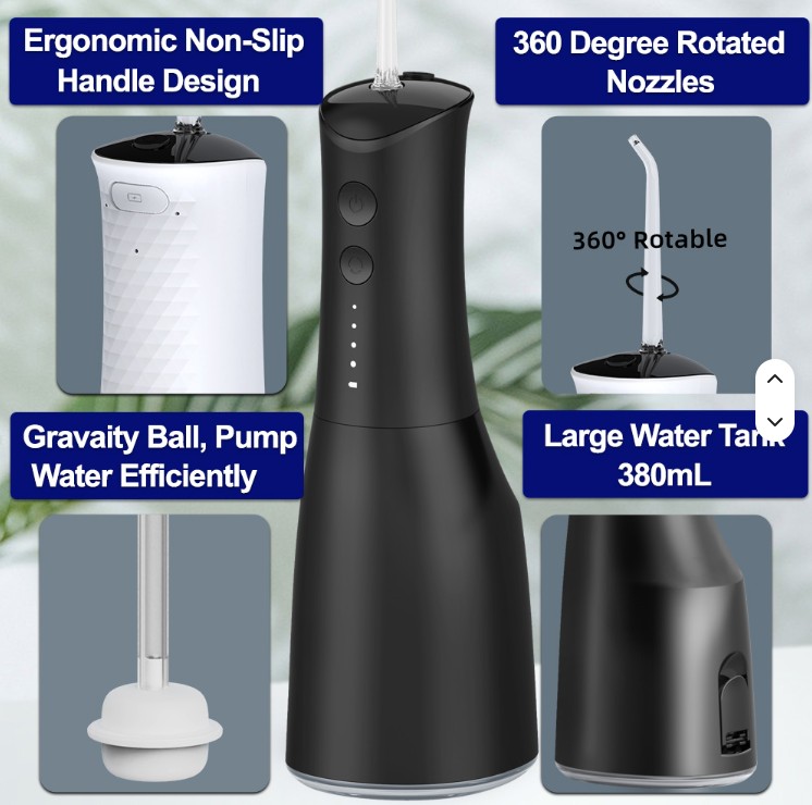 Water Dental Flosser - Cordless