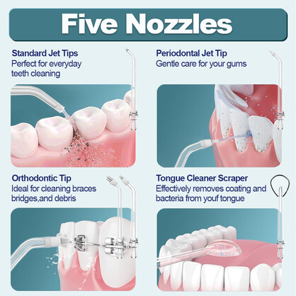 Water Dental Flosser - Cordless
