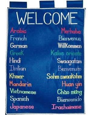 Welcome Wall chart