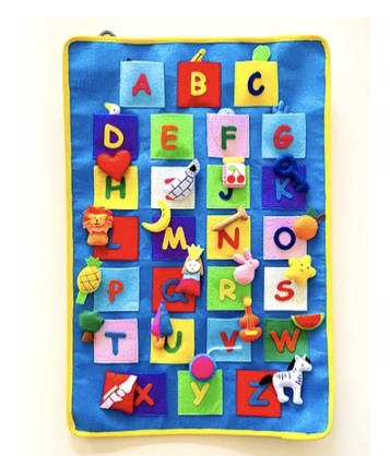 Alphabet chart - U/C felt