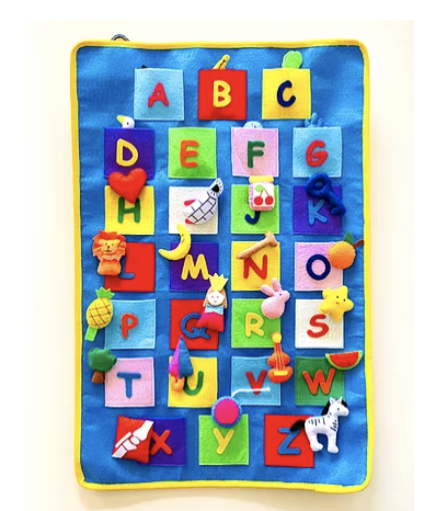 Alphabet chart - U/C felt