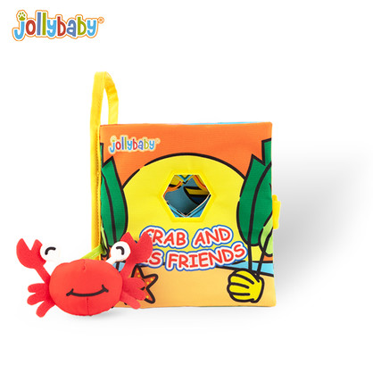 Peek Inside Crab and Friends cloth book