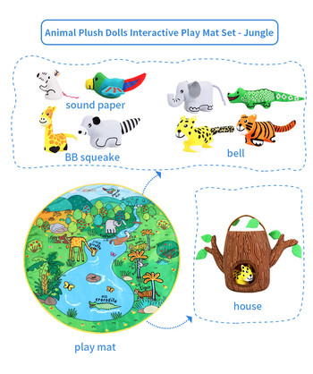 Jungle Animal Playset