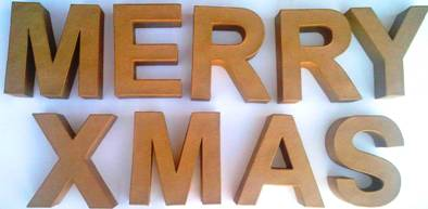 Natural Timber Letters