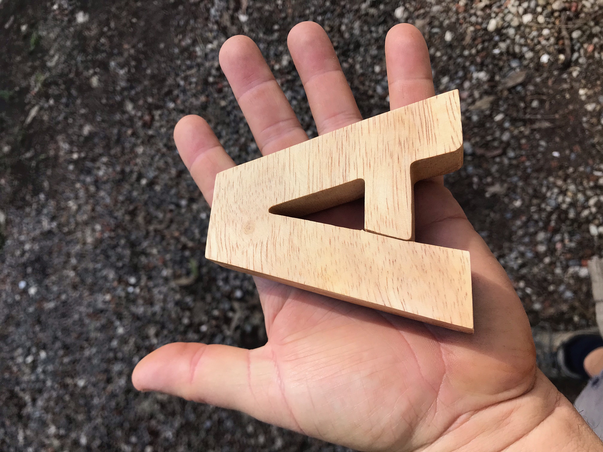 Natural Timber Letters