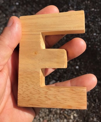 Natural Timber Letters