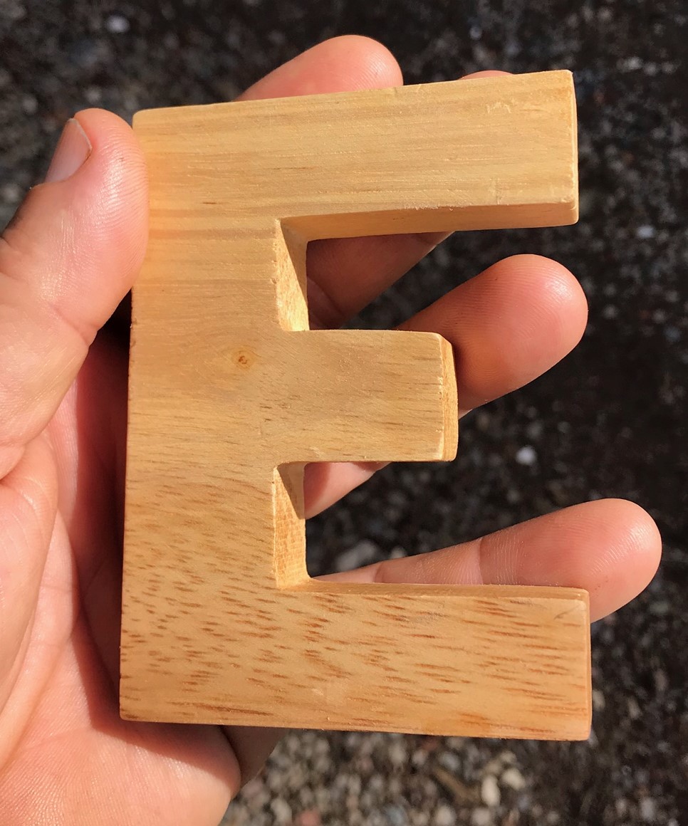 Natural Timber Letters