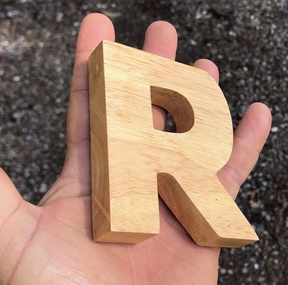 Natural Timber Letters