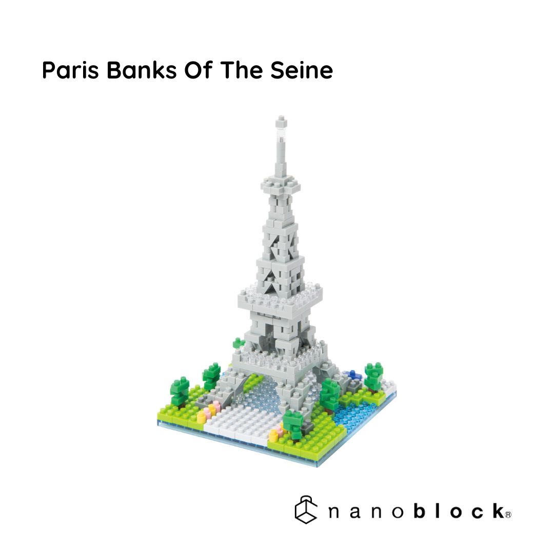 nanoblock - Paris Banks Of The Seine - Eiffel Tower