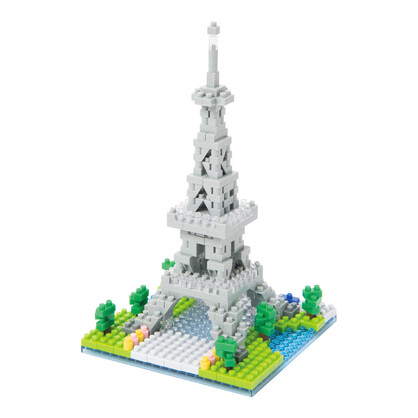 nanoblock - Paris Banks Of The Seine - Eiffel Tower