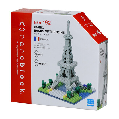 nanoblock - Paris Banks Of The Seine - Eiffel Tower