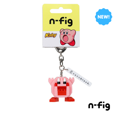 N-FIG mini - Kirby Inhale - Key Chain / Bag Tag