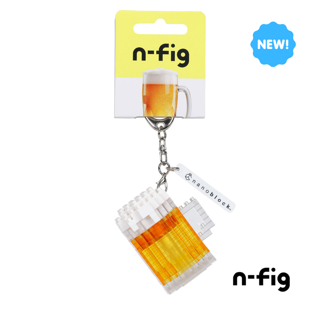 N-FIG - Fab Food Beer - Key Chain / Bag Tag