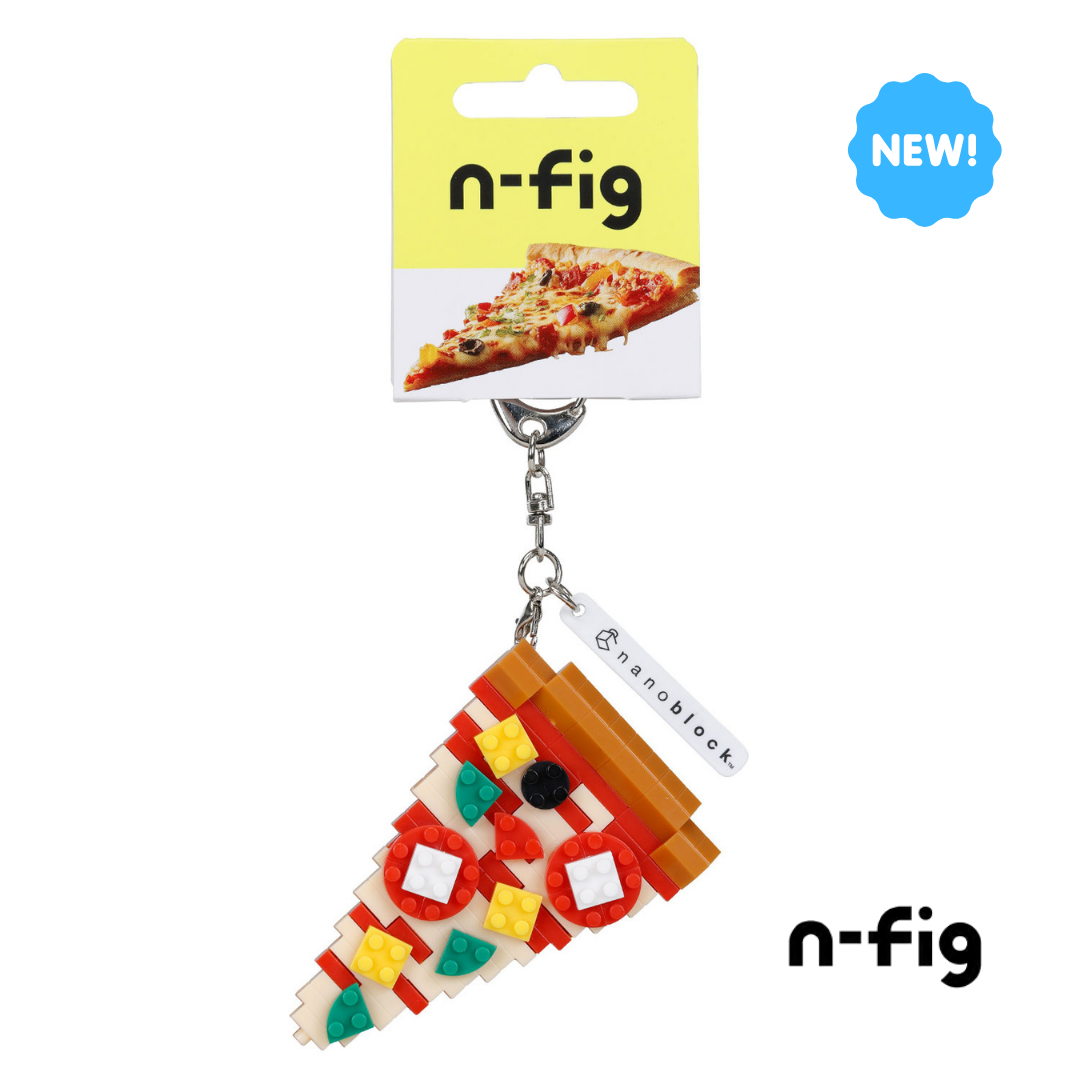 N-FIG - Fab Food Pizza - Key Chain / Bag Tag