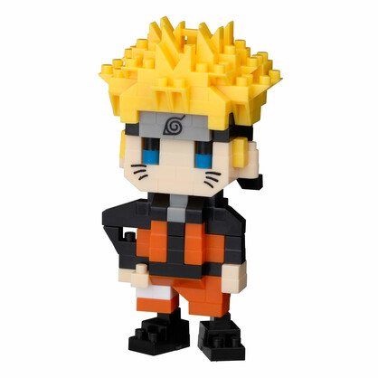 N-FIG - Naruto Uzumaki - nanoblock inspired figurines on removable key chains or bag tags.