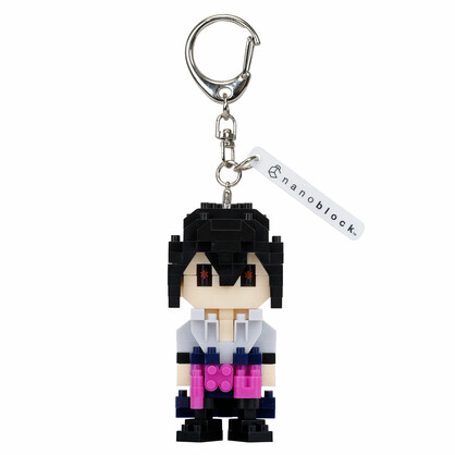 N-FIG - Naruto Sasuke Uchiha - nanoblock inspired figurines on removable key chains or bag tags.