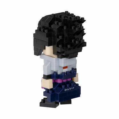 N-FIG - Naruto Sasuke Uchiha - nanoblock inspired figurines on removable key chains or bag tags.