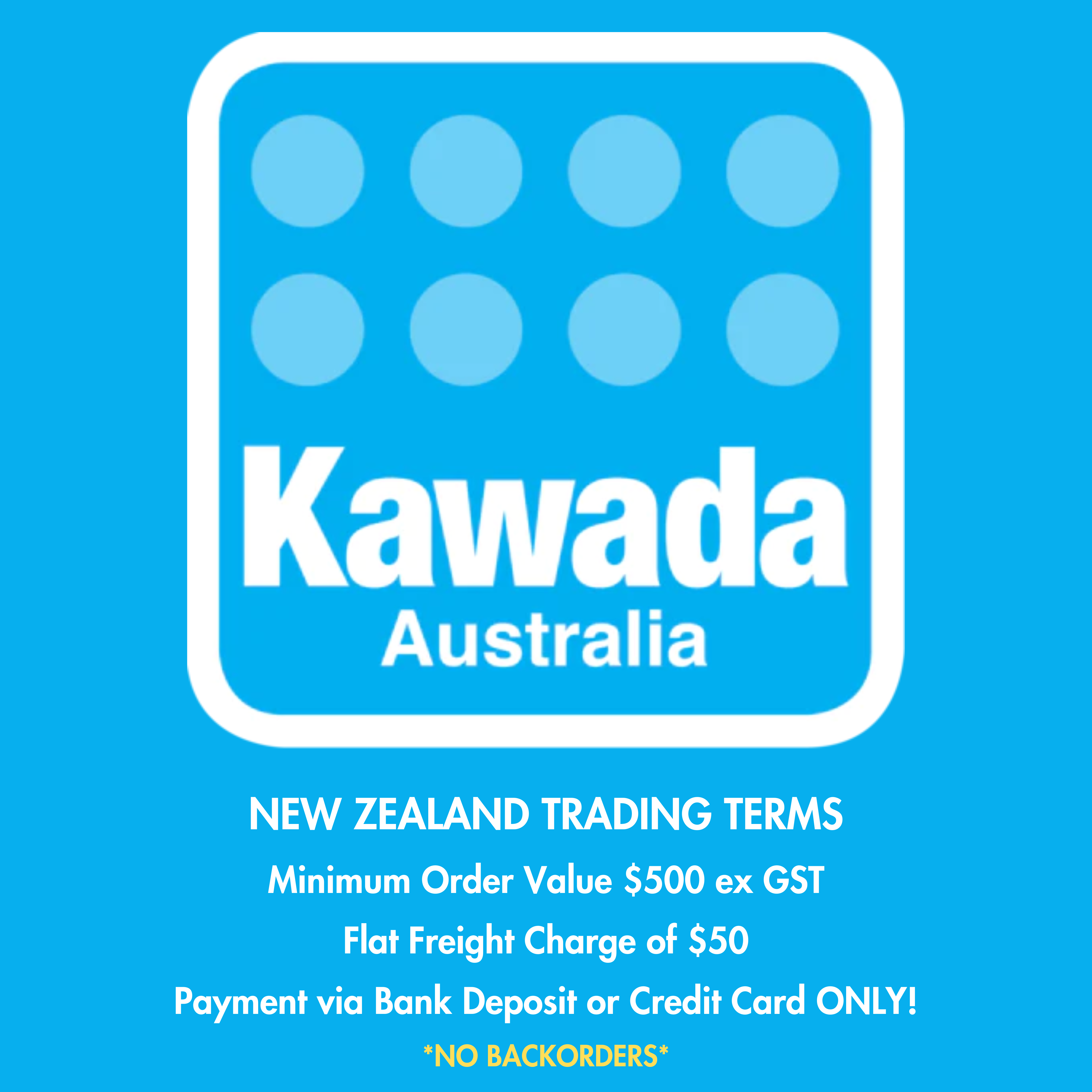 Kawada Australia - Shipping to New Zealand from April 2024