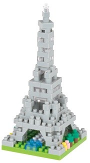 nanoblock - Eiffel Tower - Paris, Banks of The Siene