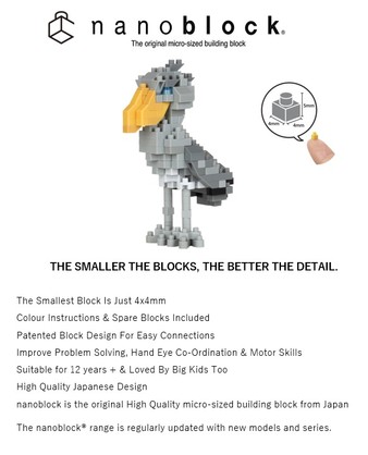 nanoblock - Shoebill