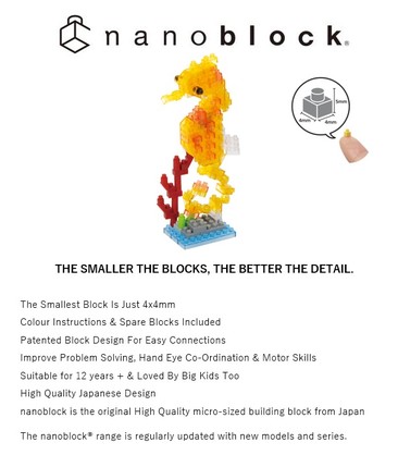 nanoblock - Seahorse