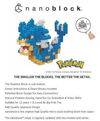 Pokémon nanoblock - Gyarados
