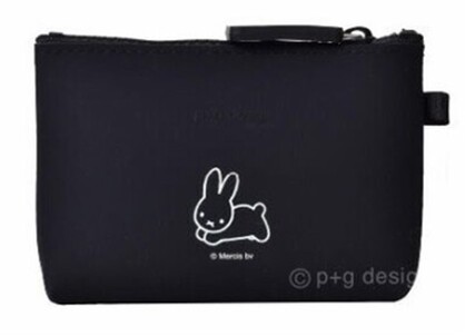 P+G Design - NUU Small Miffy Black Zipper Case (DB)