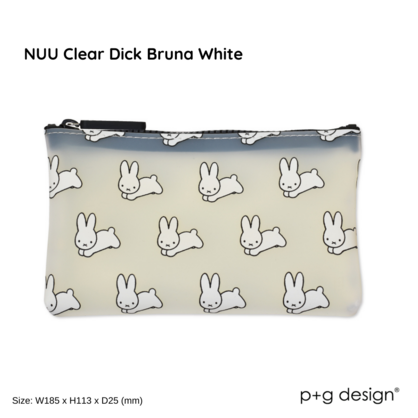 P+G Design - NUU-Lge Dick Bruna Clear White Zipper Pouch